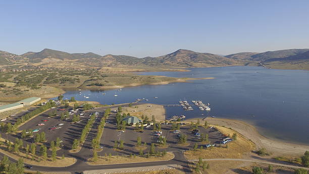 istock Jordanelle Reservoir, Deer Valley, Utah 595741598