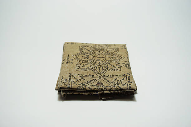 istock Thai Style  Fabric  for Thai Believe 595742392