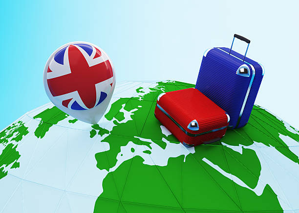 istock Low poly travel to United Kingdom 595746726