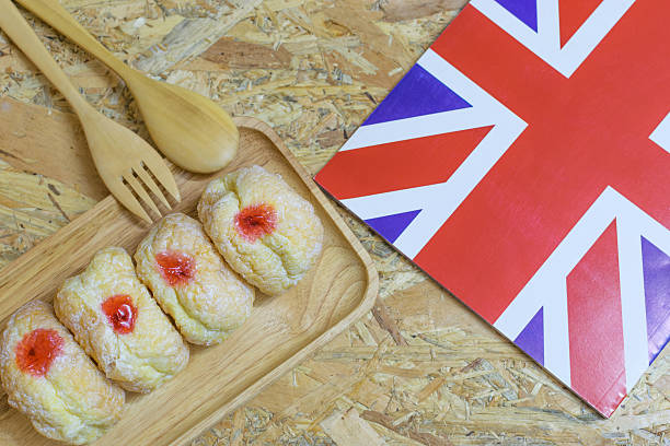 istock Bakery on plywood background 595747410