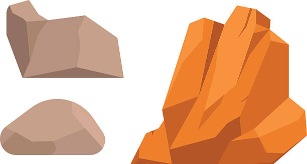 ilustracja wektorowa skał i kamieni - rock vector stack heap stock illustrations