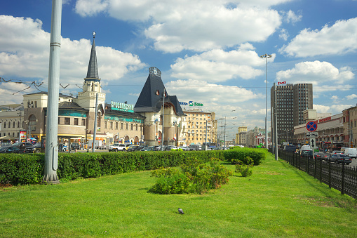 Moscow, Russia, view on the Yaroslavl Station