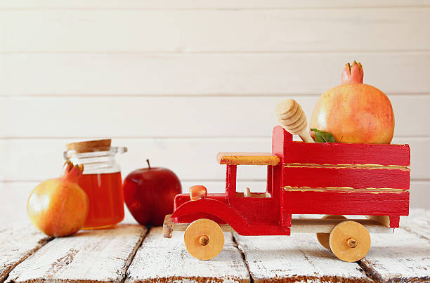 istock Rosh hashanah (jewish New Year) concept. Traditional symbols 595756670