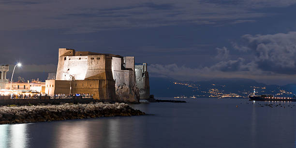 istock view of the Egg Castle moonlit 595757454