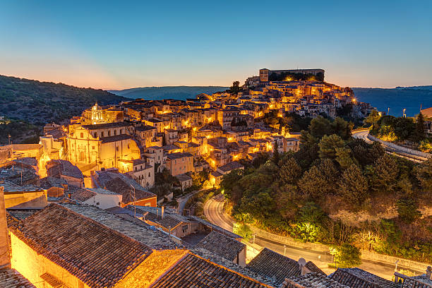 istock Ragusa Ibla in Sicily at dusk 595763742