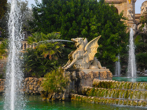 istock Barcelona fountain 595766266