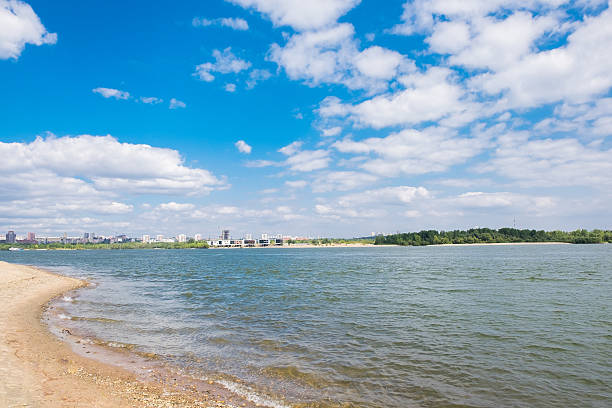 istock The sandy bank of the river 595768602