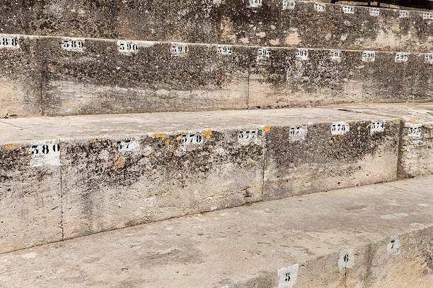 istock marked seat number in arena in Arles 595770066