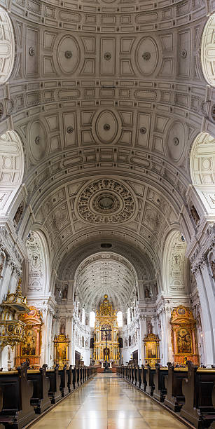 istock St. Michael Church Vertorama Munich Germany 596041818