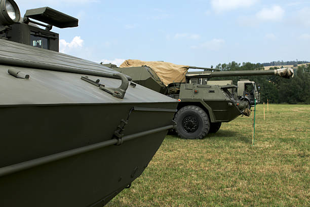 istock troops and equipment in the historic Battle 596044914