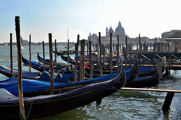 istock Gondolas on San Marco Canal, Venice 596049296