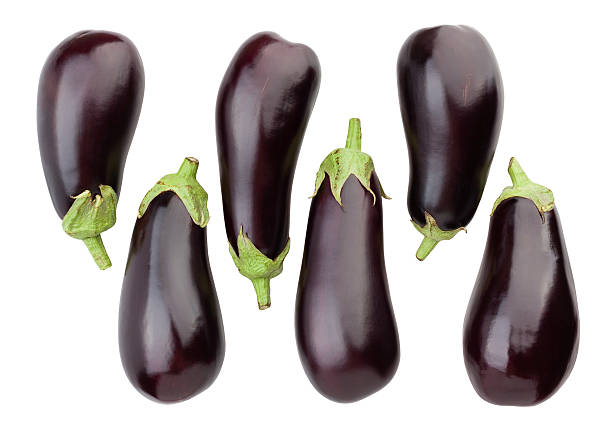 aubergine  - italian eggplant photos et images de collection
