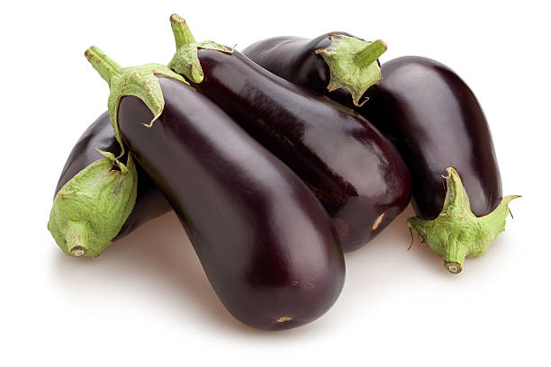 aubergine  - italian eggplant photos et images de collection