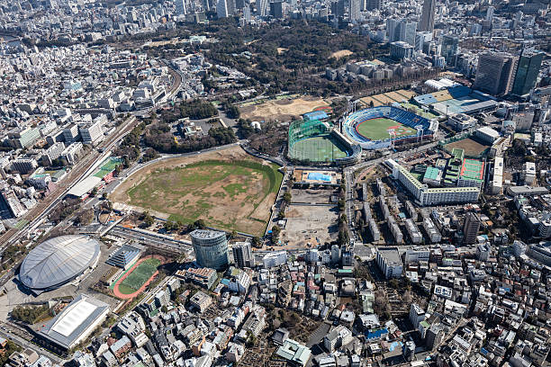 istock Tokyo Aerial View 596050960