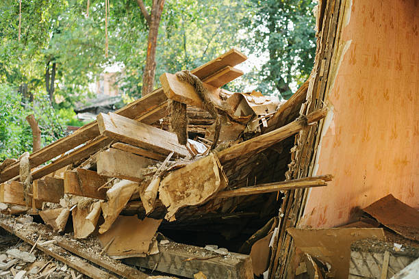 istock Destroyed by the earthquake building. 596053366