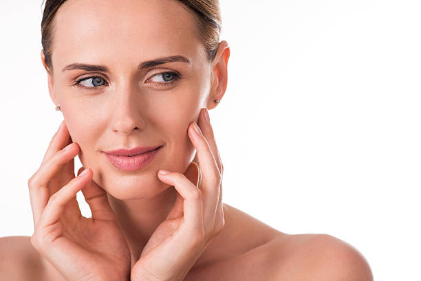 istock Attractive young woman with natural makeup 596053654