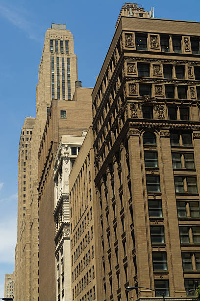 istock Downtown skyscrapers in the morning light. 596056414
