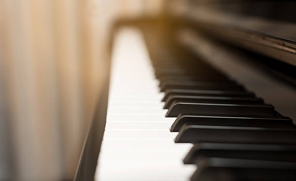 istock Piano and piano keyboard 596062890