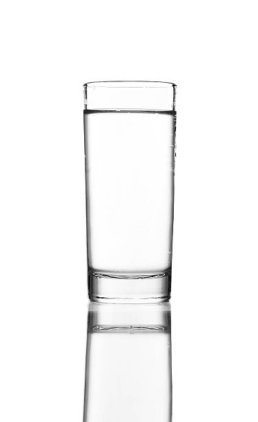 istock Water glass isolated with clipping path 596063852