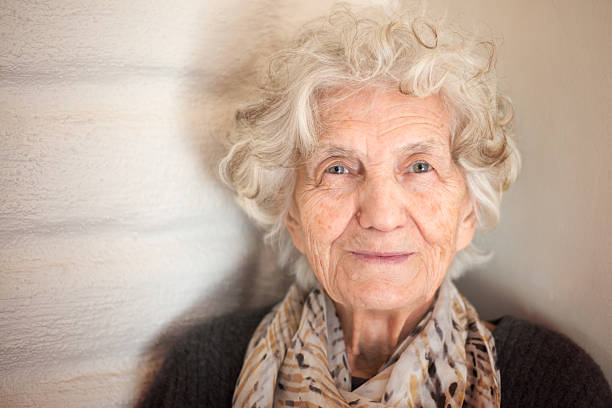 istock Senior Woman Smiling 596065914