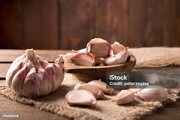 Garlic Stock Photo - Download Image Now - Garlic, Purple, Clove - Spice