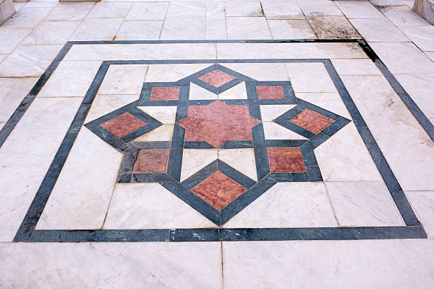 istock Style of Moroco tiles and color floor ceramic abstract 596070284