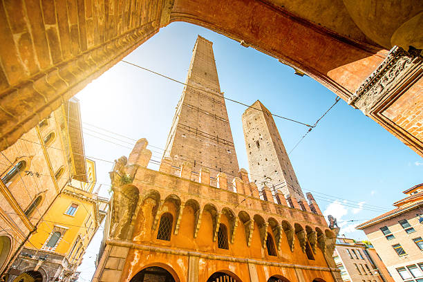 istock Towers in Bologna city 596074582