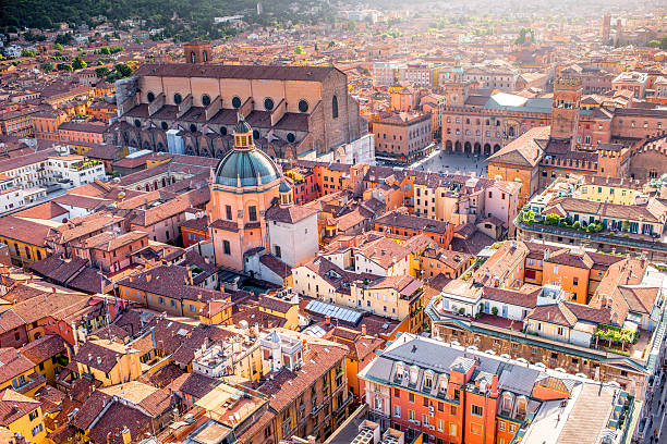 Bologna cityscape view