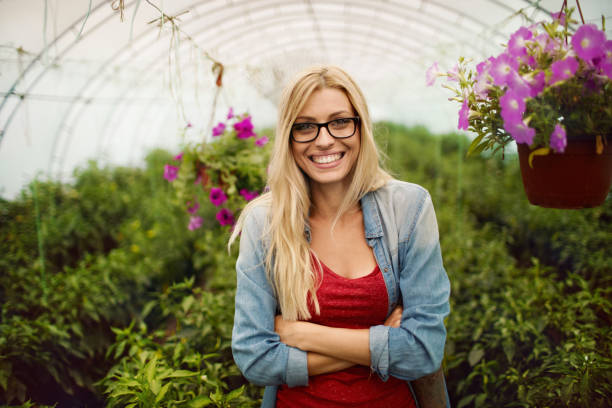 istock Proud of my greenhouse 596076360