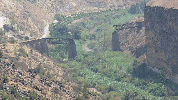 istock Ottoman railway collapsed on the Yarmuk River in israel 596080028