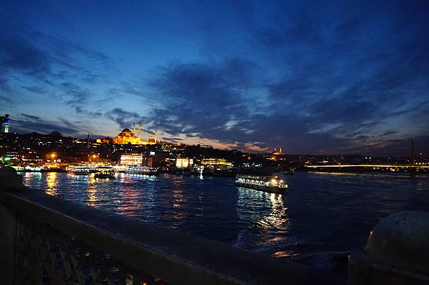 istock Scenery from Galata bridge in turkey 596085158