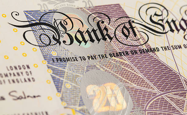 istock Pound currency background - 20 Pounds 596091898