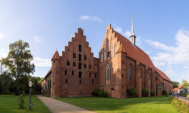 Wienhausen, Germany - August 06, 2016: Outside view of Wienhausen Abbey close to Celle