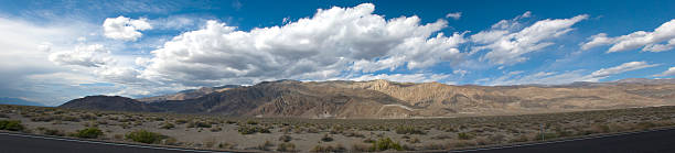 istock Panoramic landscape with clouds in Death Valley, California 596096820