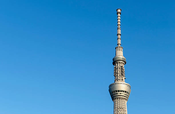 東京スカイツリー、日本のランドマーク。有名な放送ラジオタワー - sky tree audio ストックフォトと画像