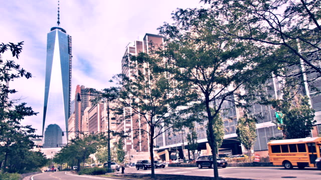 Street, freedom tower, new york