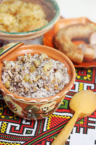 istock ukrainian Christmas kutia dish 596338818