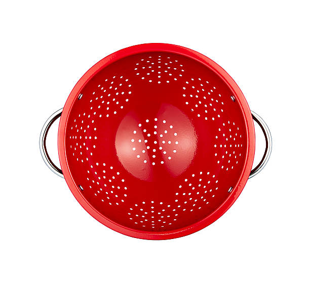 rouge colander - colander photos et images de collection