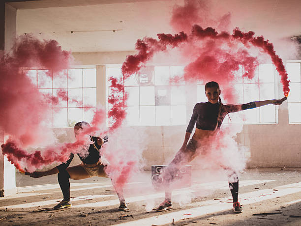 istock Girls holding torches 596345734