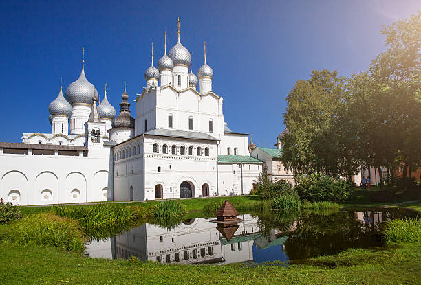 View to inner yard of Rostov Kremlin