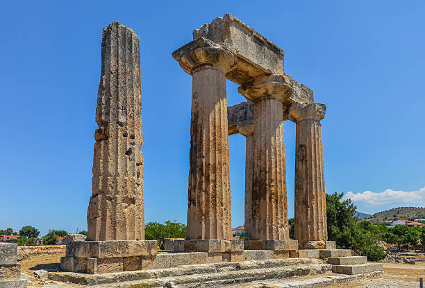 istock Ancient Corinth, Greece - The Temple of Apollo 596355640