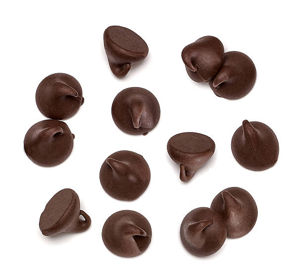 schokolade-häppchen - drop cookies stock-fotos und bilder