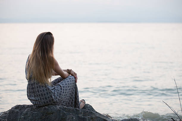 istock Women at the sea 596358078