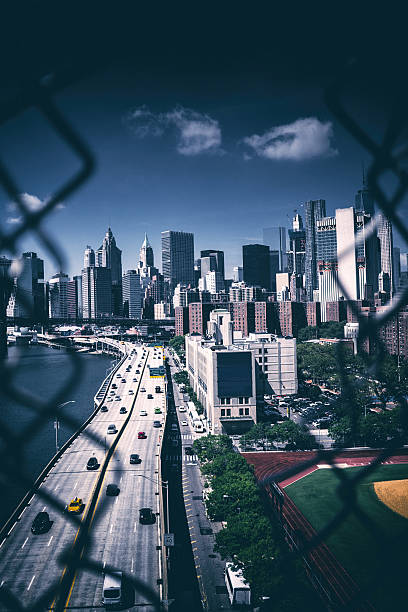 istock View of the manhattan skyline from manhattan Bridge 596358666