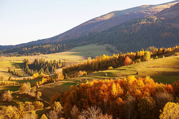 istock Beautiful Carpathian mountains in autumn 596364720