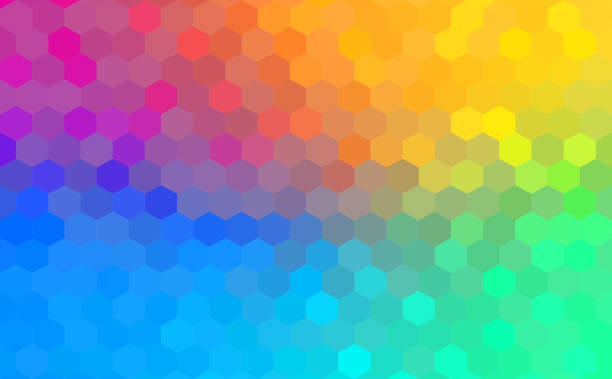 Polygonal Background for webdesign - Blue, purple, pink colors vector art illustration