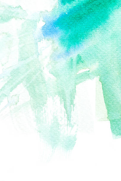 istock Abstract watercolor brush stroke background. 596371172