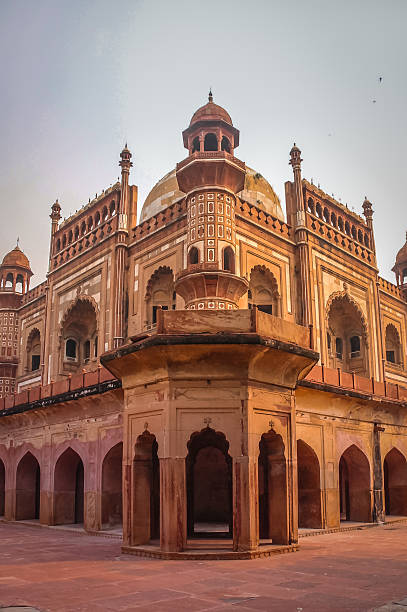 tomba di safdarjung - nuova delhi, india - new delhi delhi india marble foto e immagini stock