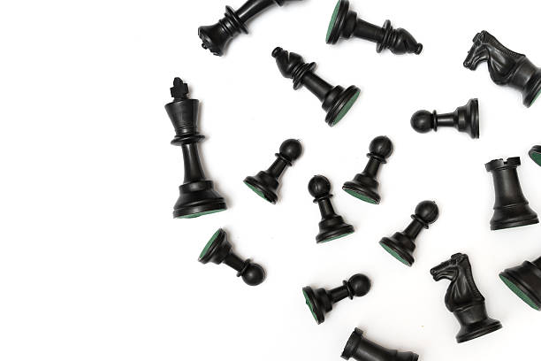 istock Chess business concept, leader & success 596376954