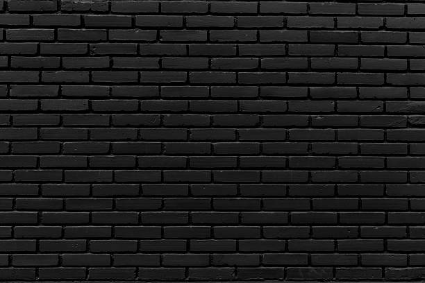 istock The black big wall by the brick 596378428